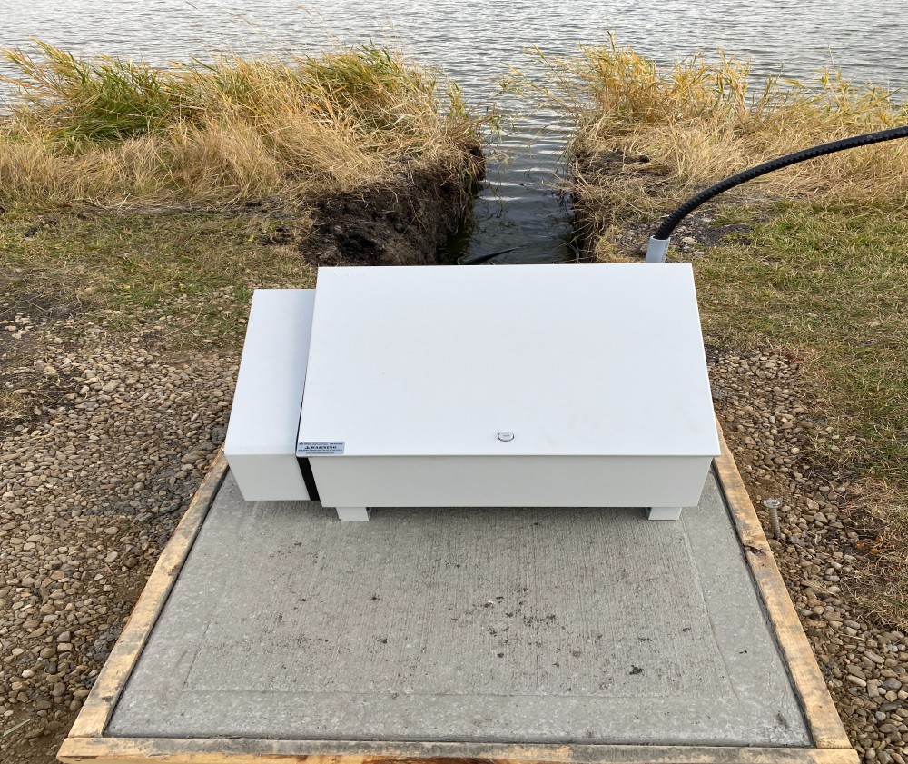 Penhold Compressor Cabinet and Line Trench