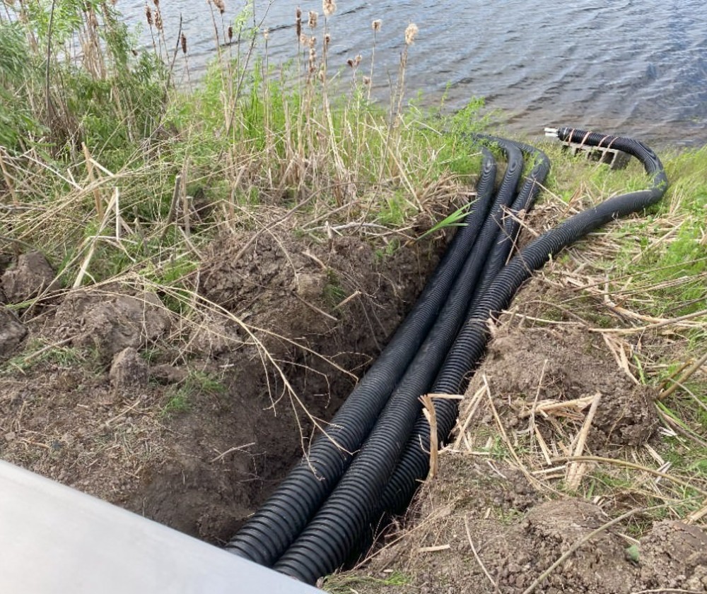 Fort Mac Leachate Trench Construction